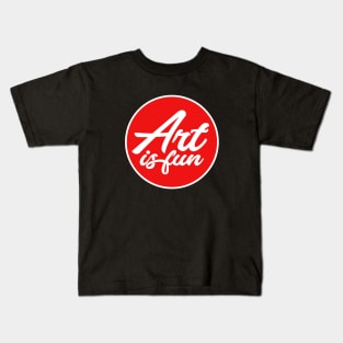 Art is fun Kids T-Shirt